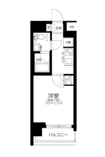 プレール・ドゥーク南品川【3階】の間取り
