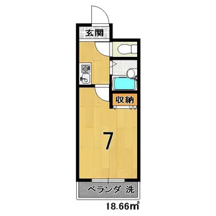 ヴィラフィオーレ【3階】の間取り