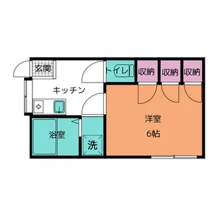 ハウス本多【1階】の間取り