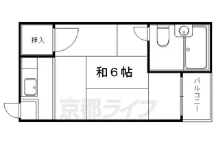 大文字ハイツ【2階】の間取り