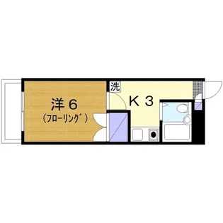 山口ビル【3階】の間取り