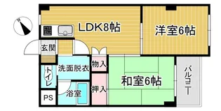 ラフェスタ小山【3階】の間取り