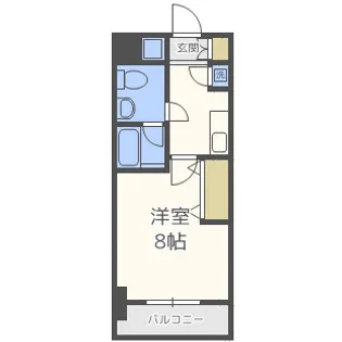 アプリーレ京町堀【3階】の間取り