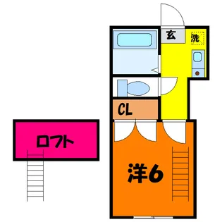 天神パレス【2階】の間取り