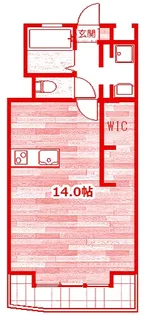 第一スカイハイム【9階】の間取り