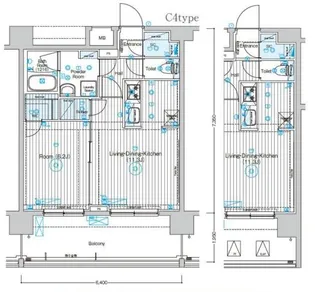 東京都墨田区東墨田2【マンション】の間取り