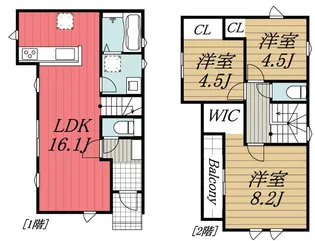 千葉県市原市光風台2【一戸建】の間取り