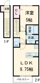 ラヴィエベル三鷹【2階】の間取り