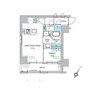 東京都墨田区千歳1【マンション】の間取り