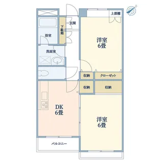 第3和同マンション【1階】の間取り