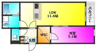 日の出パラシオ【3階】の間取り
