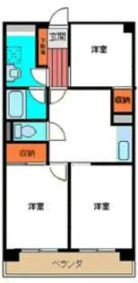 芝マンション【4階】の間取り
