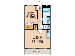 グレイス・ビィラII【2階】の間取り