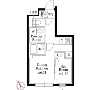 東京都渋谷区神宮前2【マンション】の間取り