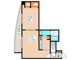 さんぱちBLD【4階】の間取り