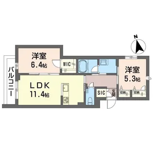 リュミエール本駒込【3階】の間取り