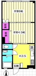 松原マンション【2階】の間取り