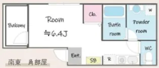 MELDIA行徳【1階】の間取り