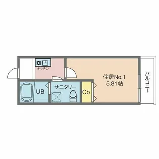 東京都武蔵野市吉祥寺南町5【アパート】の間取り