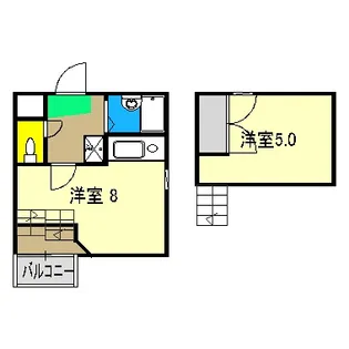 ピュアセントハウス【1階】の間取り
