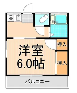 第三下島荘【1階】の間取り