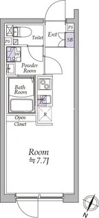 アトリオフラッツ西池袋【4階】の間取り