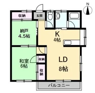 コーポ西湘【2階】の間取り