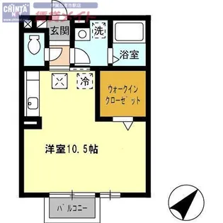 Kent House A棟【1階】の間取り