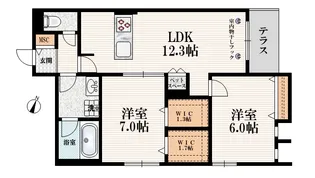Elyseeekoda【1階】の間取り