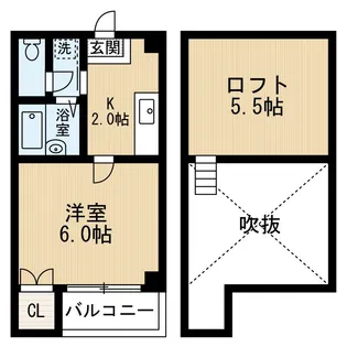 エヌズコートII【3階】の間取り