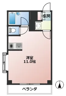 La vrai Vorgue【2階】の間取り