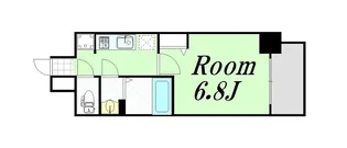 レシオス新大阪NORTH【7階】の間取り