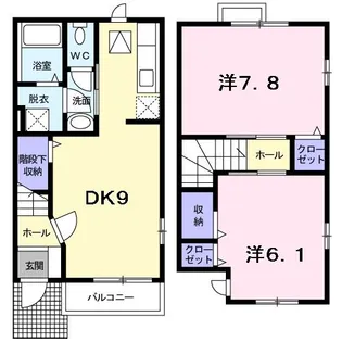 ソレアードIV【1階】の間取り
