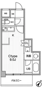 JMFResidence町田【7階】の間取り