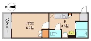 Cat Court Kogane【1階】の間取り