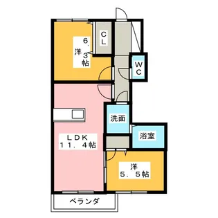 ラピュタIV【1階】の間取り