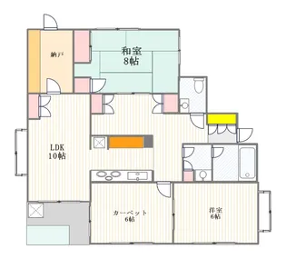 Green House【1階】の間取り