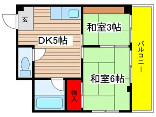 大野ビル【3階】の間取り