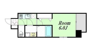 エスリード大阪シティグランツ【8階】の間取り