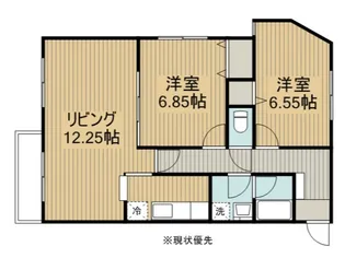 ヴィレッジグリーン住吉【3階】の間取り