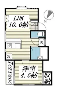 ジュネパレス松戸第126【1階】の間取り