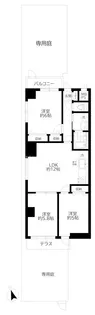 ライオンズマンション吉祥寺第3【1階】の間取り