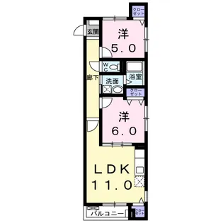 ガーデンテラス四季【3階】の間取り