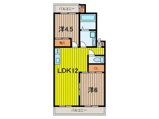 サンライトマンション【1階】の間取り