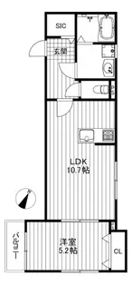 Verus三軒茶屋【2階】の間取り