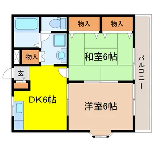 ハイデンスカトー【3階】の間取り