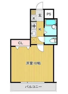 パルメゾン旭ヶ丘【2階】の間取り