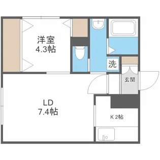 タカラノースデュオ【4階】の間取り