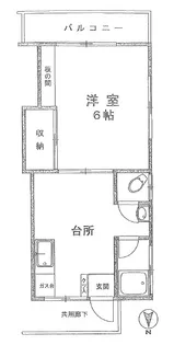 第5福利荘【2階】の間取り