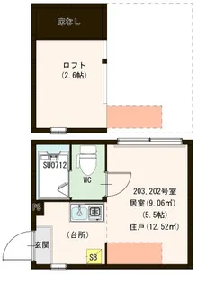 オーサムソフィア【2階】の間取り